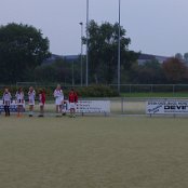 Even warm lopen, want het is best frisjes zo 's morgens vroeg...